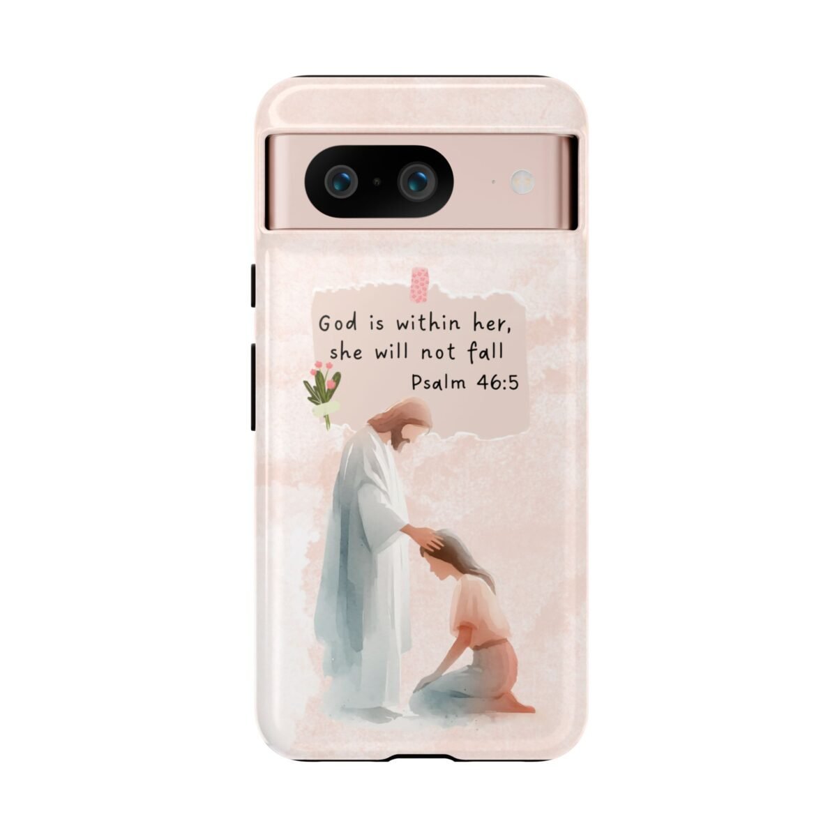 Christian Bible Verse Phone Case God is Within Her Psalm 46 5 Phone Case iPhone 16 15 14 13 12 Pro Max Samsung S24 S23 S22 S21 Plus Ultra