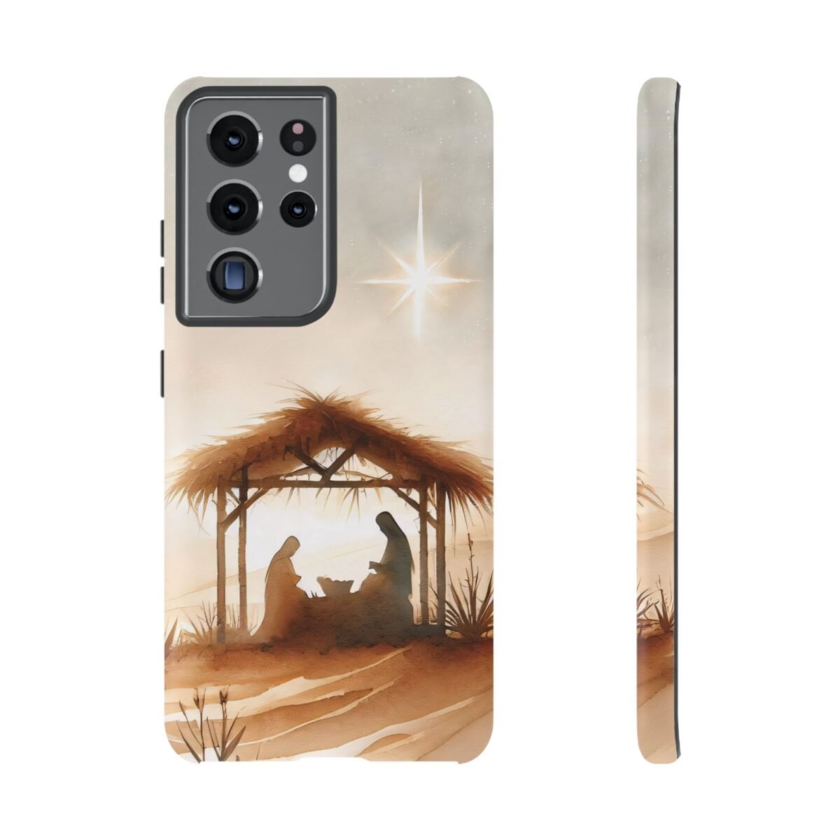 Nativity Phone Case Christian Phone Case Christmas Phone Casing iPhone Samsung Galaxy Google Pixel Phone Cover Faith Jesus Mary and Joseph