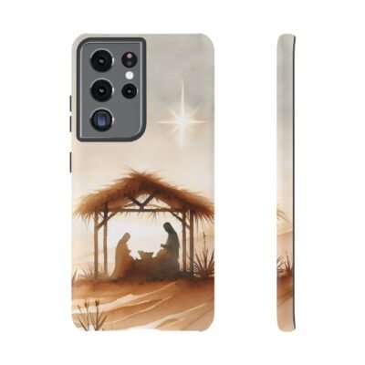 Nativity Phone Case Christian Phone Case Christmas Phone Casing iPhone Samsung Galaxy Google Pixel Phone Cover Faith Jesus Mary and Joseph