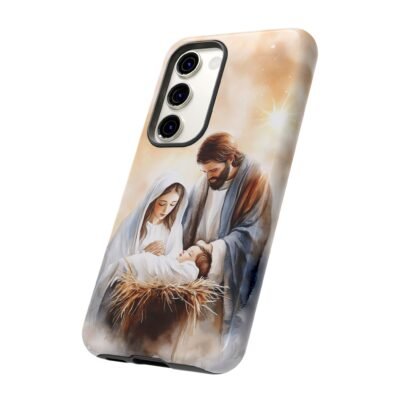 Nativity Phone Case Christian Phone Case Christmas Phone Casing iPhone Samsung Galaxy Google Pixel Phone Cover Faith Jesus Mary and Joseph