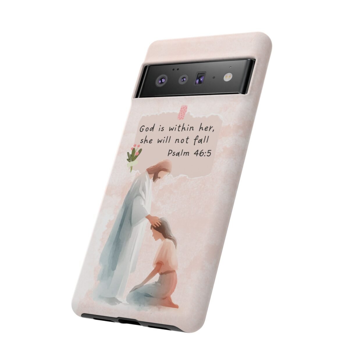 Christian Bible Verse Phone Case God is Within Her Psalm 46 5 Phone Case iPhone 16 15 14 13 12 Pro Max Samsung S24 S23 S22 S21 Plus Ultra