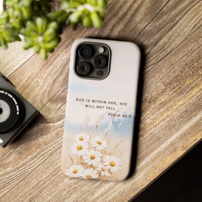 Christian Bible Verse Phone Case Psalm 46 5 Psalm 23 Phone Case Faith Phone Casing iPhone Samsung Galaxy Google Pixel Phone Case iPhone 16