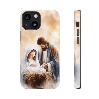 Nativity Phone Case Christian Phone Case Christmas Phone Casing iPhone Samsung Galaxy Google Pixel Phone Cover Faith Jesus Mary and Joseph