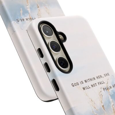 Christian Bible Verse Phone Case Psalm 46 5 Psalm 23 Phone Case Faith Phone Casing iPhone Samsung Galaxy Google Pixel Phone Case iPhone 16