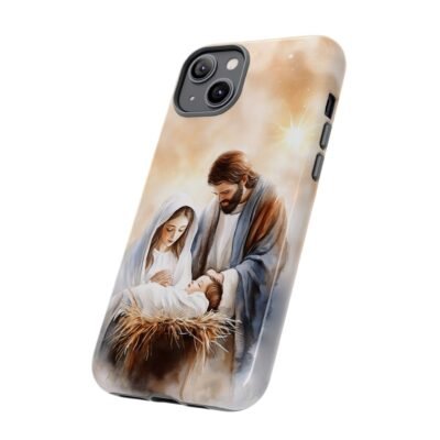 Nativity Phone Case Christian Phone Case Christmas Phone Casing iPhone Samsung Galaxy Google Pixel Phone Cover Faith Jesus Mary and Joseph