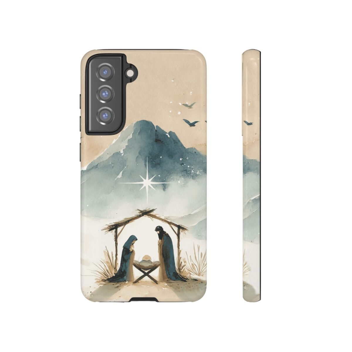Nativity Phone Case Christian Phone Case Christmas Phone Casing iPhone Samsung Galaxy Google Pixel Phone Cover Faith Jesus Mary and Joseph