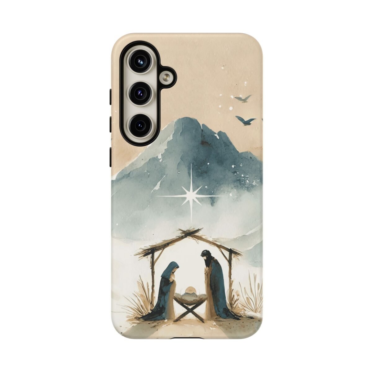 Nativity Phone Case Christian Phone Case Christmas Phone Casing iPhone Samsung Galaxy Google Pixel Phone Cover Faith Jesus Mary and Joseph