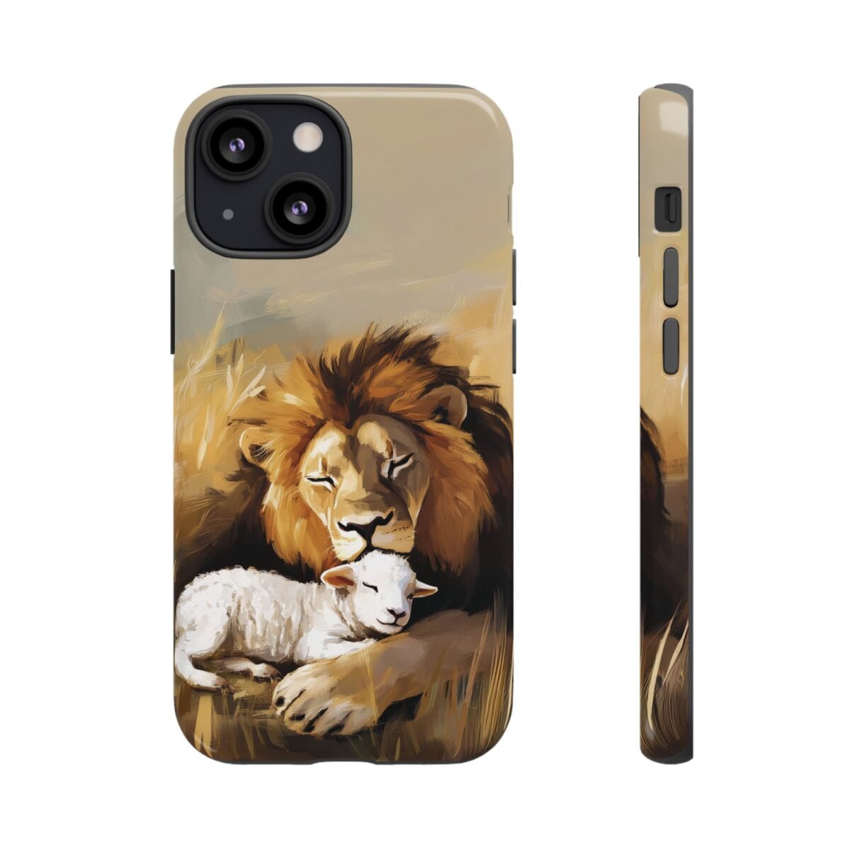 Copy of Lion and the Lamb Christian Phone Case iPhone Samsung Galaxy Google Pixel Faith in Jesus God Phone Cover Christian Inspired Gift Phone Case