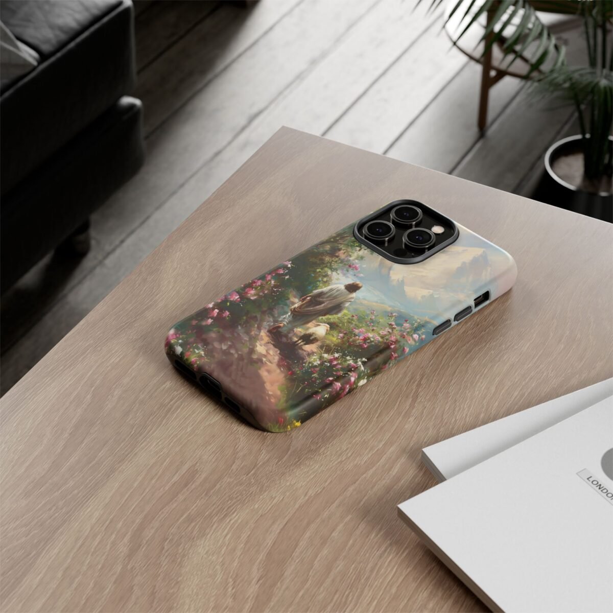 Christian Phone Case Jesus Leaves the 99 Jesus and the Sheep Phone Case Faith Phone Casing iPhone Samsung Galaxy Google Pixel iPhone 16 Case