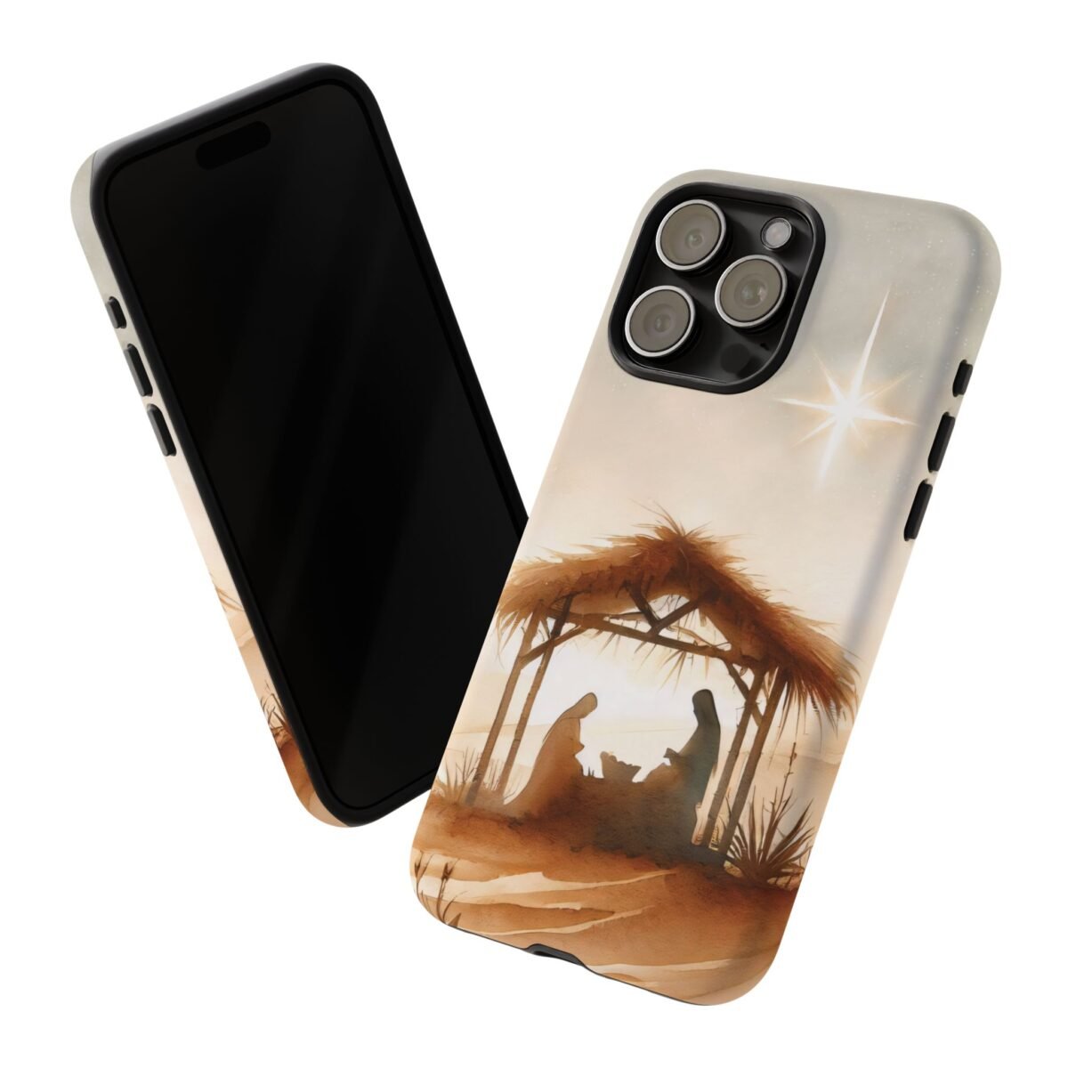 Nativity Phone Case Christian Phone Case Christmas Phone Casing iPhone Samsung Galaxy Google Pixel Phone Cover Faith Jesus Mary and Joseph
