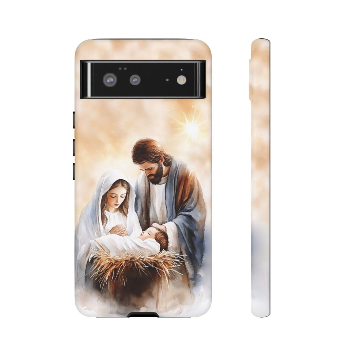 Nativity Phone Case Christian Phone Case Christmas Phone Casing iPhone Samsung Galaxy Google Pixel Phone Cover Faith Jesus Mary and Joseph