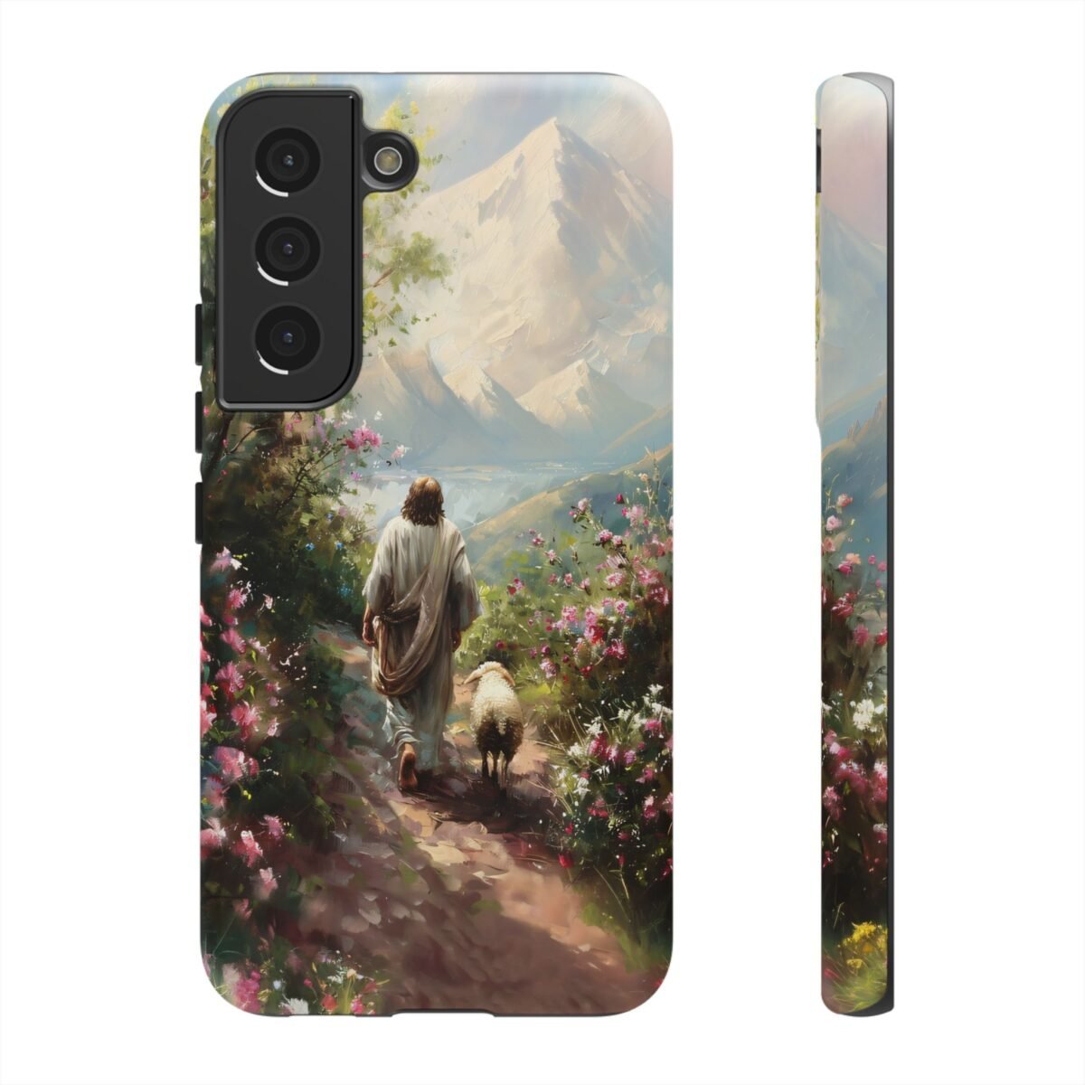 Christian Phone Case Jesus Leaves the 99 Jesus and the Sheep Phone Case Faith Phone Casing iPhone Samsung Galaxy Google Pixel iPhone 16 Case