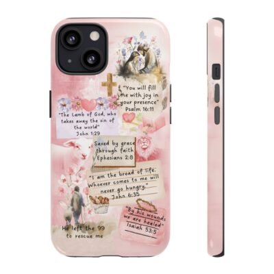 Christian Bible Verse Phone Case Christian Collage Phone Case Faith Phone Casing iPhone Samsung Galaxy Google Pixel iPhone 16 Phone Cover