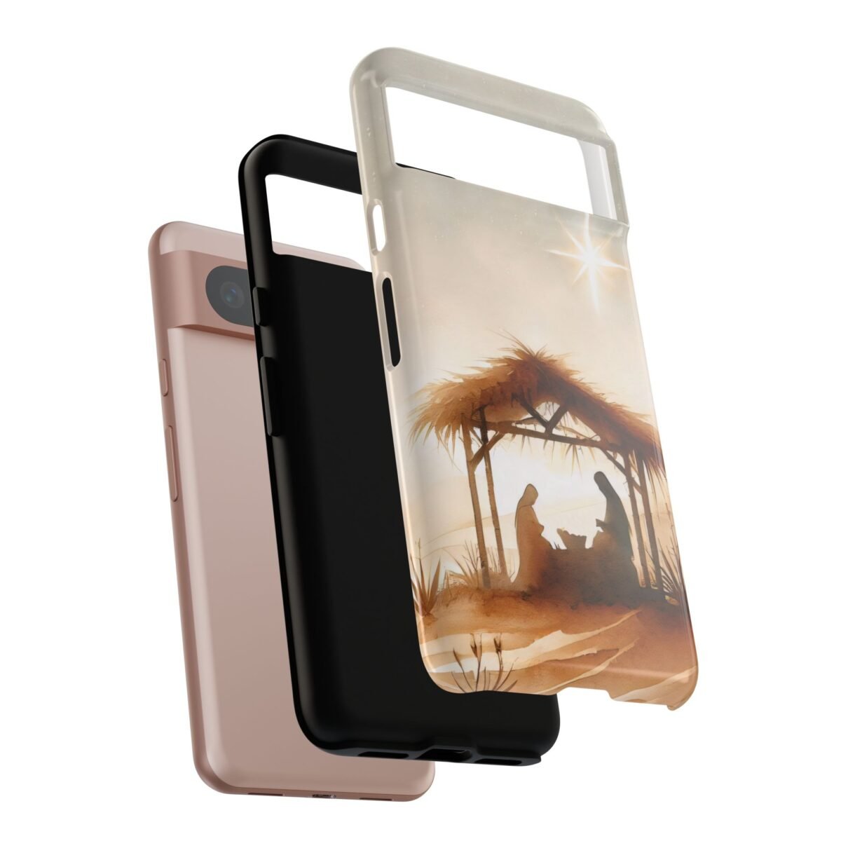 Nativity Phone Case Christian Phone Case Christmas Phone Casing iPhone Samsung Galaxy Google Pixel Phone Cover Faith Jesus Mary and Joseph