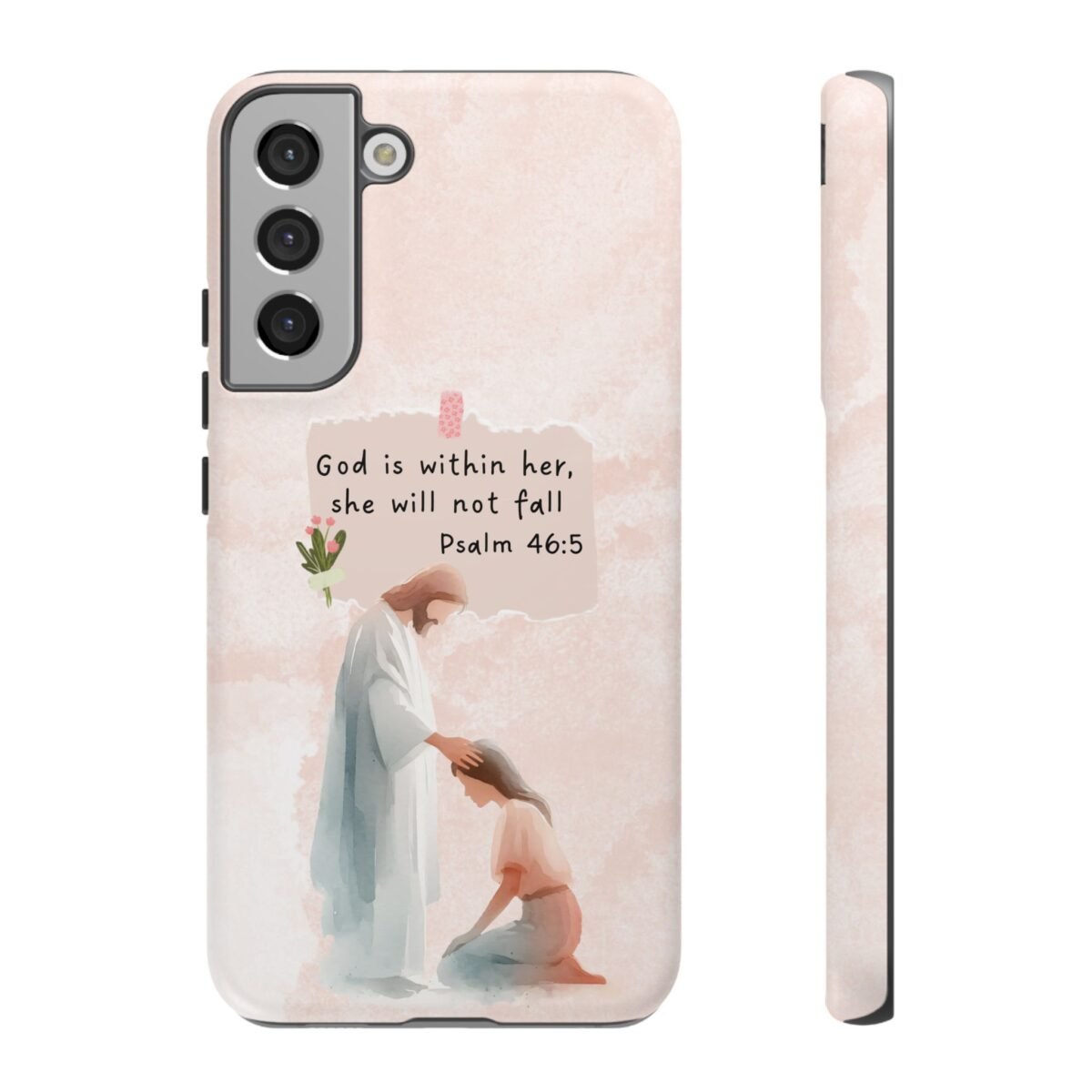 Christian Bible Verse Phone Case God is Within Her Psalm 46 5 Phone Case iPhone 16 15 14 13 12 Pro Max Samsung S24 S23 S22 S21 Plus Ultra