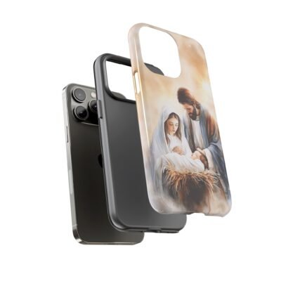 Nativity Phone Case Christian Phone Case Christmas Phone Casing iPhone Samsung Galaxy Google Pixel Phone Cover Faith Jesus Mary and Joseph
