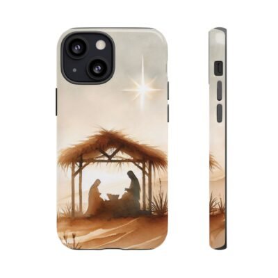 Nativity Phone Case Christian Phone Case Christmas Phone Casing iPhone Samsung Galaxy Google Pixel Phone Cover Faith Jesus Mary and Joseph