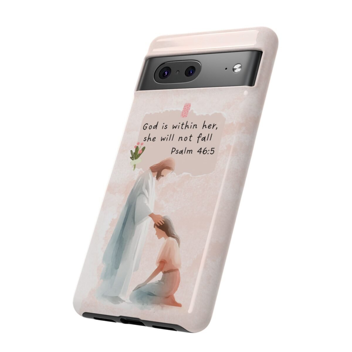 Christian Bible Verse Phone Case God is Within Her Psalm 46 5 Phone Case iPhone 16 15 14 13 12 Pro Max Samsung S24 S23 S22 S21 Plus Ultra