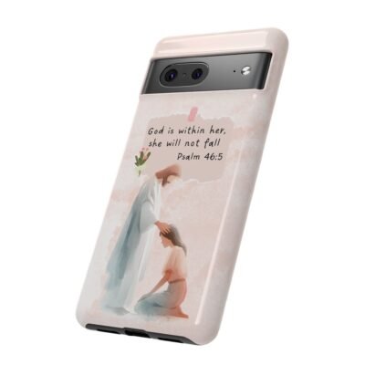 Christian Bible Verse Phone Case God is Within Her Psalm 46 5 Phone Case iPhone 16 15 14 13 12 Pro Max Samsung S24 S23 S22 S21 Plus Ultra