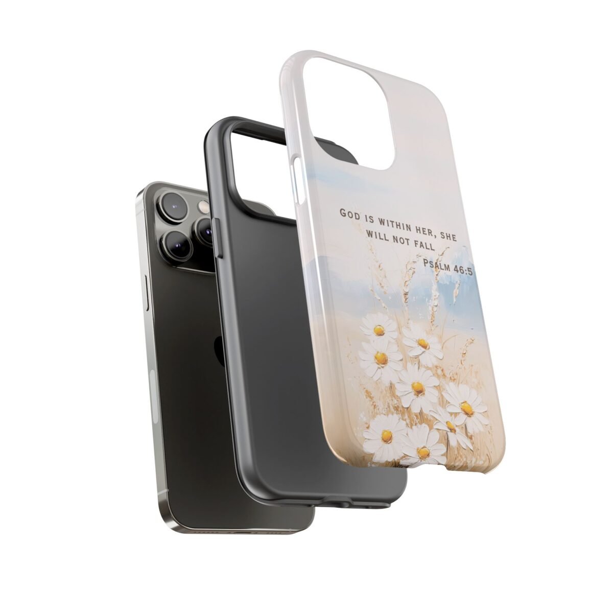 Christian Bible Verse Phone Case Psalm 46 5 Psalm 23 Phone Case Faith Phone Casing iPhone Samsung Galaxy Google Pixel Phone Case iPhone 16