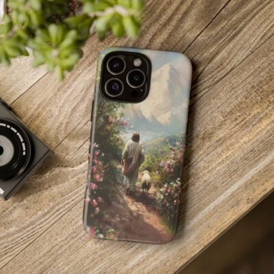 Christian Phone Case Jesus Leaves the 99 Jesus and the Sheep Phone Case Faith Phone Casing iPhone Samsung Galaxy Google Pixel iPhone 16 Case