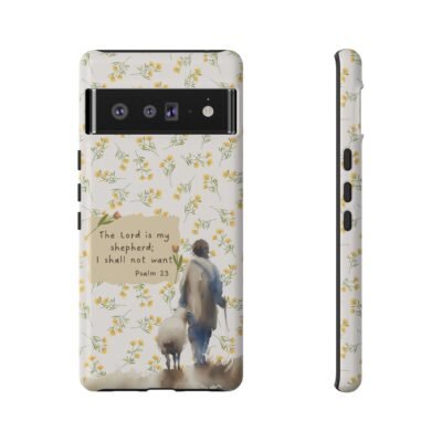 Christian Verse Phone Case The Lord is my Shepherd Psalm 23 Phone Case iPhone 16 15 14 13 12 Pro Max Samsung S24 S23 S22 S21 Plus Ultra