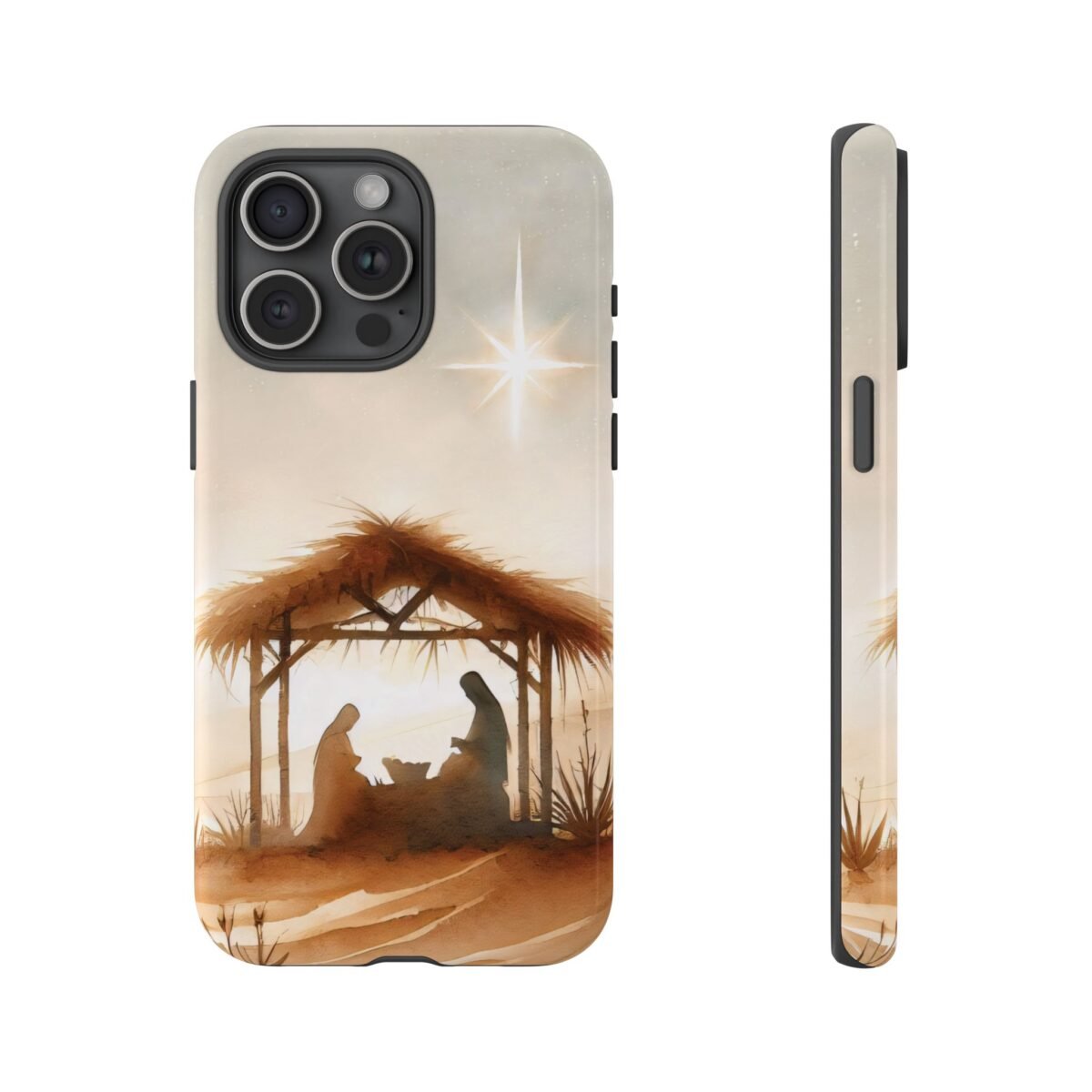Nativity Phone Case Christian Phone Case Christmas Phone Casing iPhone Samsung Galaxy Google Pixel Phone Cover Faith Jesus Mary and Joseph