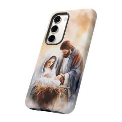 Nativity Phone Case Christian Phone Case Christmas Phone Casing iPhone Samsung Galaxy Google Pixel Phone Cover Faith Jesus Mary and Joseph