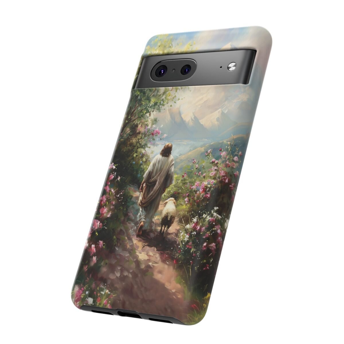 Christian Phone Case Jesus Leaves the 99 Jesus and the Sheep Phone Case Faith Phone Casing iPhone Samsung Galaxy Google Pixel iPhone 16 Case