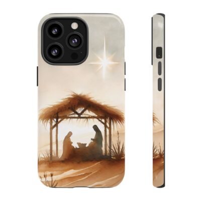 Nativity Phone Case Christian Phone Case Christmas Phone Casing iPhone Samsung Galaxy Google Pixel Phone Cover Faith Jesus Mary and Joseph