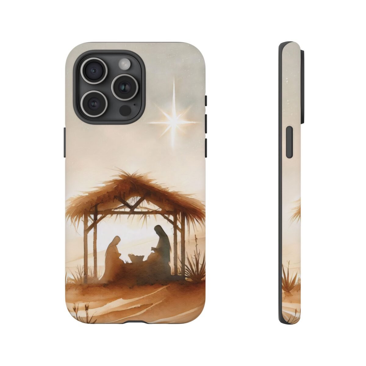 Nativity Phone Case Christian Phone Case Christmas Phone Casing iPhone Samsung Galaxy Google Pixel Phone Cover Faith Jesus Mary and Joseph