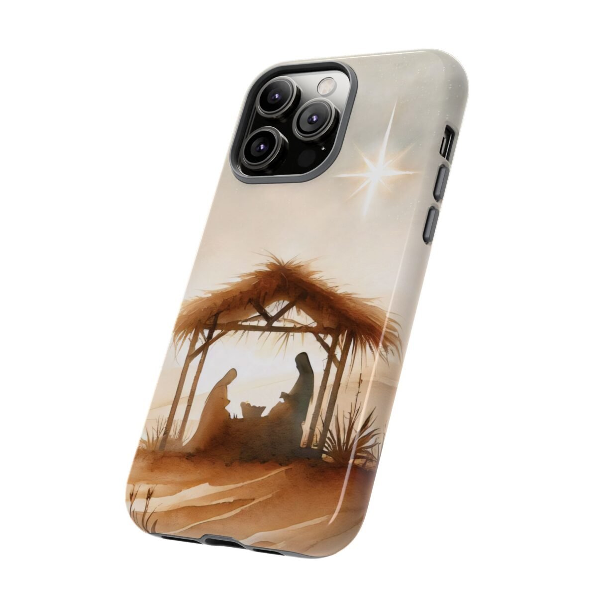 Nativity Phone Case Christian Phone Case Christmas Phone Casing iPhone Samsung Galaxy Google Pixel Phone Cover Faith Jesus Mary and Joseph