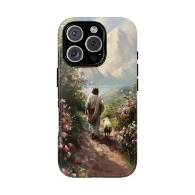 Christian Phone Case Jesus Leaves the 99 Jesus and the Sheep Phone Case Faith Phone Casing iPhone Samsung Galaxy Google Pixel iPhone 16 Case