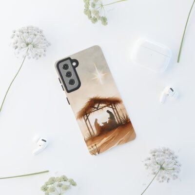 Nativity Phone Case Christian Phone Case Christmas Phone Casing iPhone Samsung Galaxy Google Pixel Phone Cover Faith Jesus Mary and Joseph