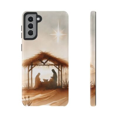Nativity Phone Case Christian Phone Case Christmas Phone Casing iPhone Samsung Galaxy Google Pixel Phone Cover Faith Jesus Mary and Joseph