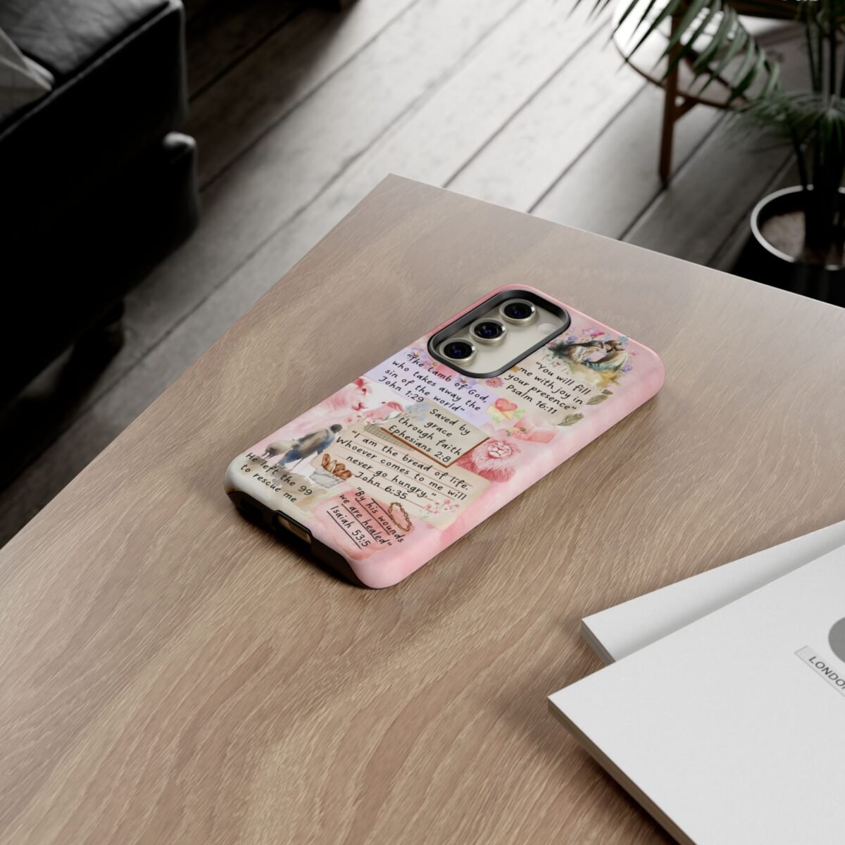 Christian Bible Verse Phone Case Christian Collage Phone Case Faith Phone Casing iPhone Samsung Galaxy Google Pixel iPhone 16 Phone Cover
