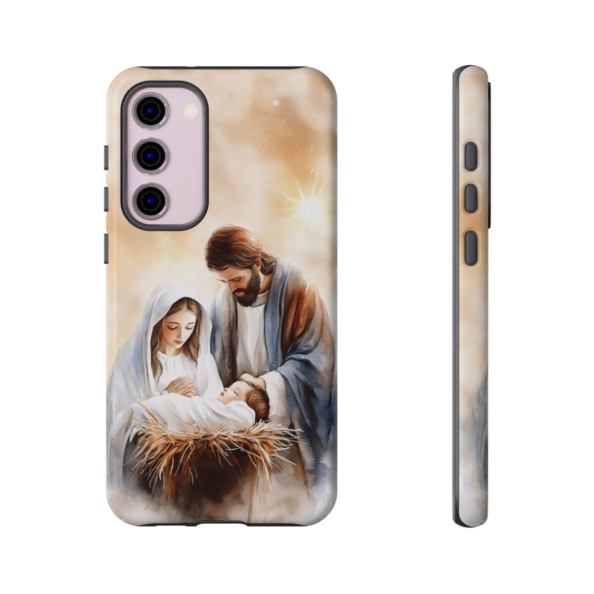 Nativity Phone Case Christian Phone Case Christmas Phone Casing iPhone Samsung Galaxy Google Pixel Phone Cover Faith Jesus Mary and Joseph