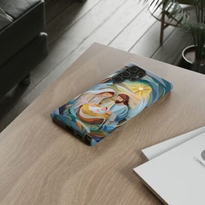 Nativity Phone Case Christian Phone Case Paper Cut 3D Effect Christmas Phone Casing iPhone Samsung Galaxy Google Pixel Faith Phone Cover