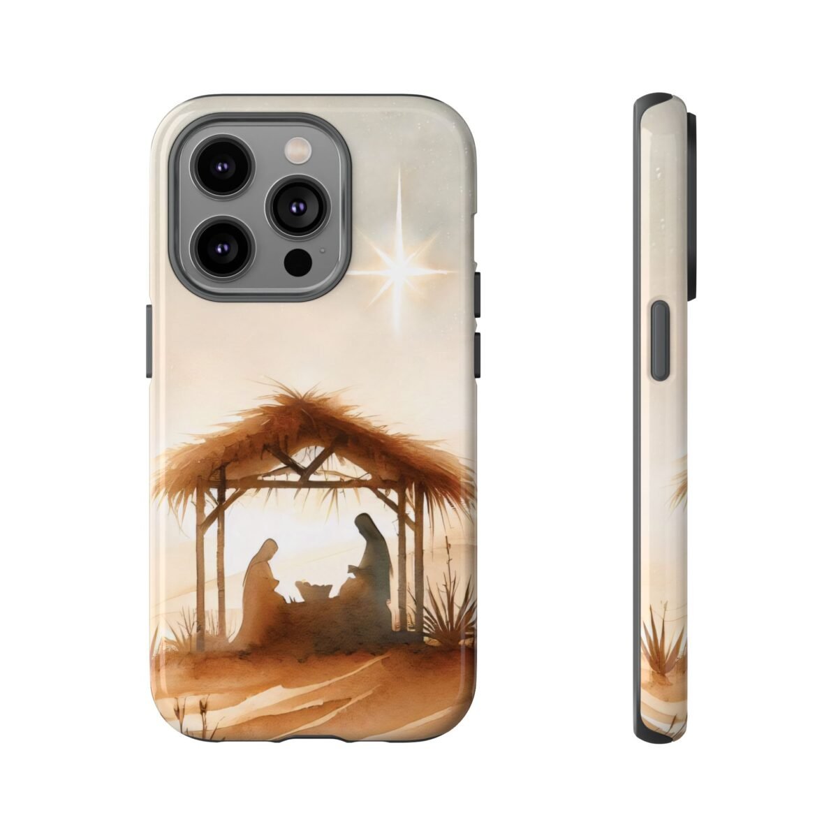 Nativity Phone Case Christian Phone Case Christmas Phone Casing iPhone Samsung Galaxy Google Pixel Phone Cover Faith Jesus Mary and Joseph
