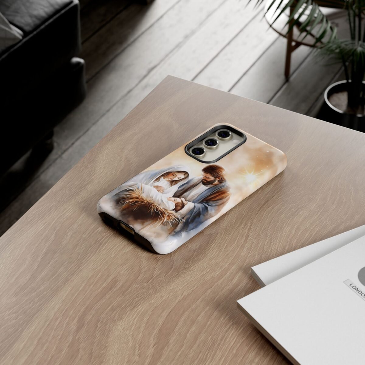 Nativity Phone Case Christian Phone Case Christmas Phone Casing iPhone Samsung Galaxy Google Pixel Phone Cover Faith Jesus Mary and Joseph