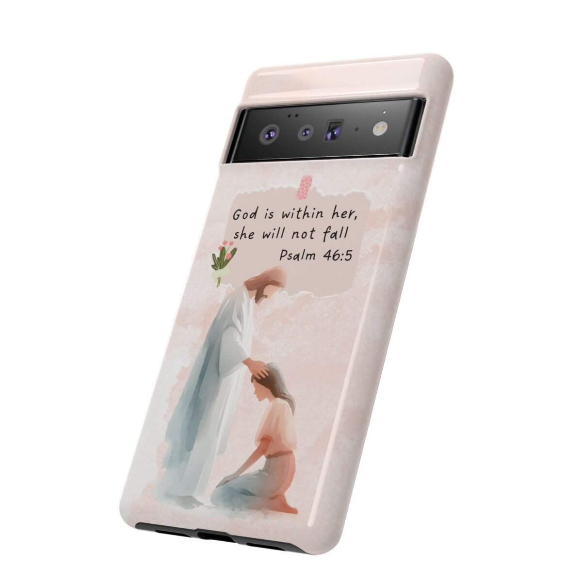 Christian Bible Verse Phone Case God is Within Her Psalm 46 5 Phone Case iPhone 16 15 14 13 12 Pro Max Samsung S24 S23 S22 S21 Plus Ultra