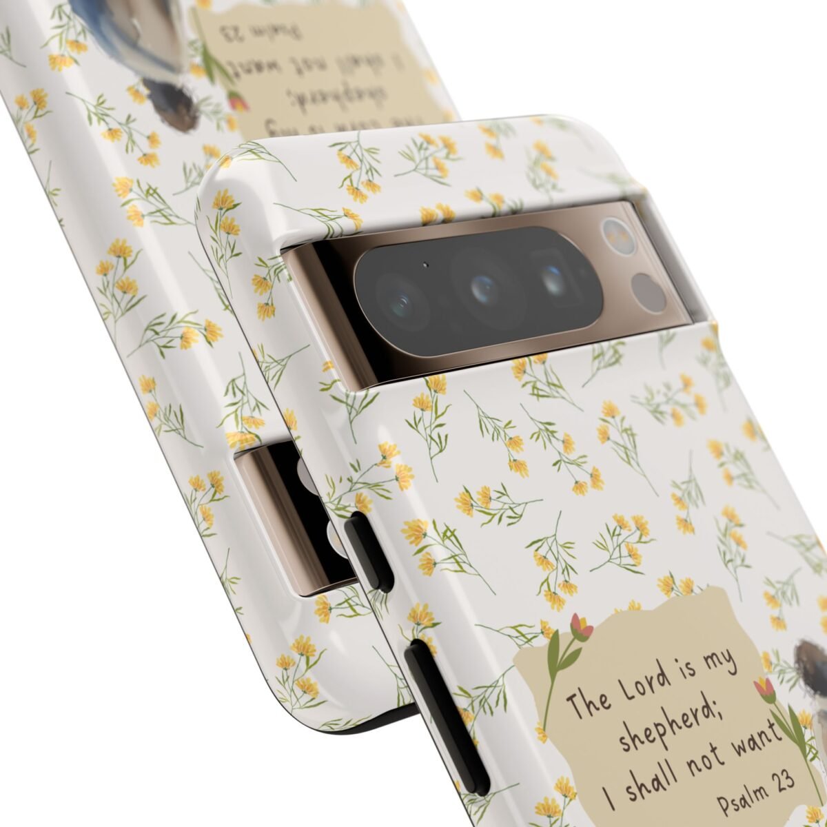 Christian Verse Phone Case The Lord is my Shepherd Psalm 23 Phone Case iPhone 16 15 14 13 12 Pro Max Samsung S24 S23 S22 S21 Plus Ultra