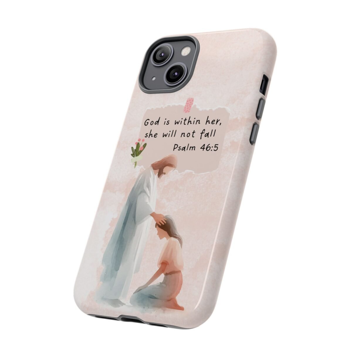Christian Bible Verse Phone Case God is Within Her Psalm 46 5 Phone Case iPhone 16 15 14 13 12 Pro Max Samsung S24 S23 S22 S21 Plus Ultra