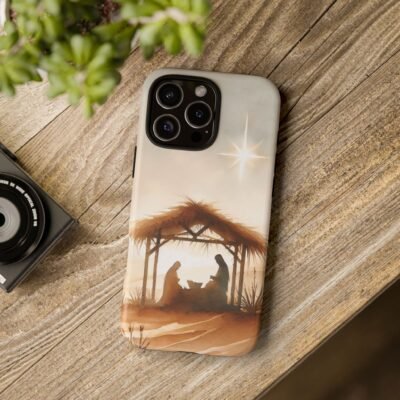 Nativity Phone Case Christian Phone Case Christmas Phone Casing iPhone Samsung Galaxy Google Pixel Phone Cover Faith Jesus Mary and Joseph