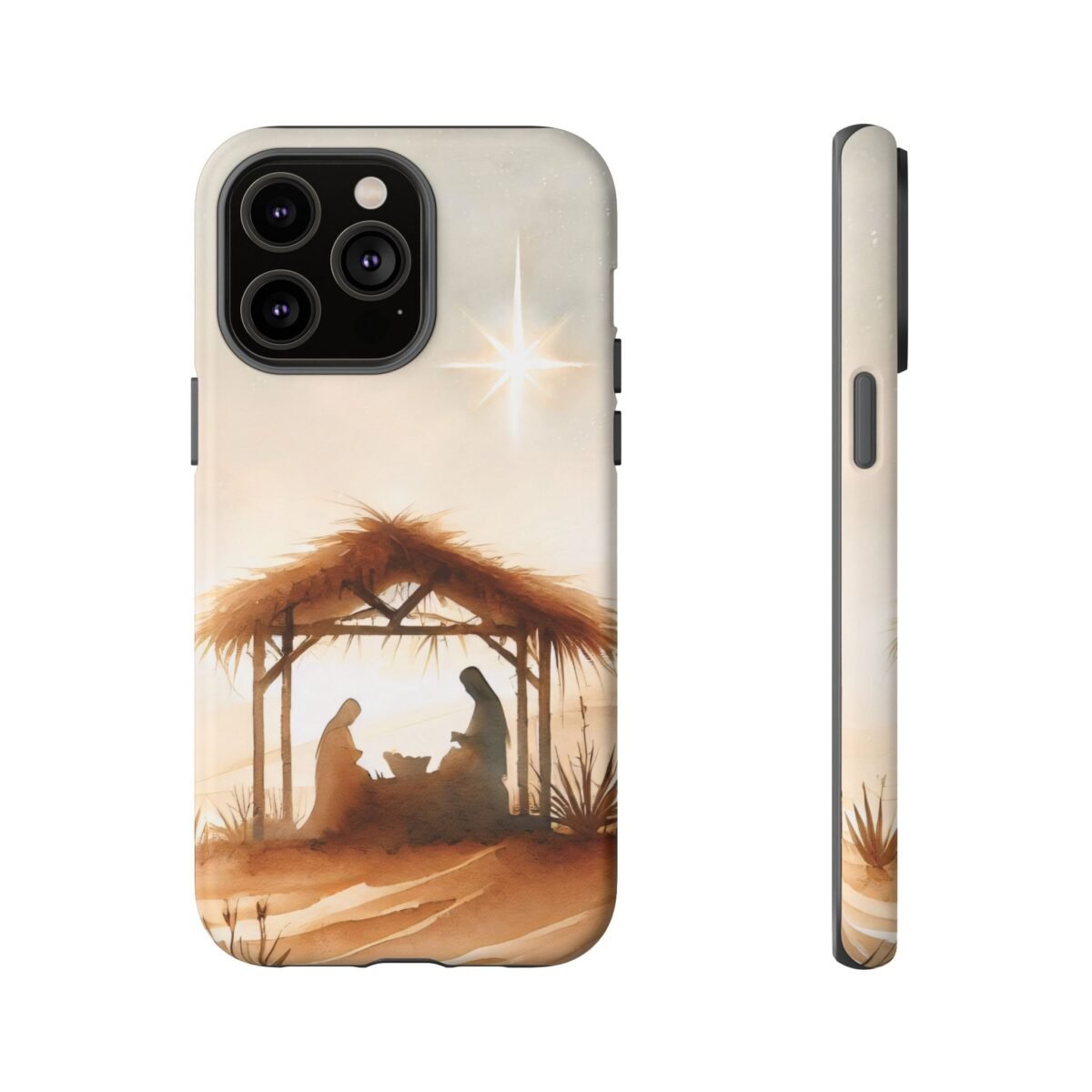 Nativity Phone Case Christian Phone Case Christmas Phone Casing iPhone Samsung Galaxy Google Pixel Phone Cover Faith Jesus Mary and Joseph