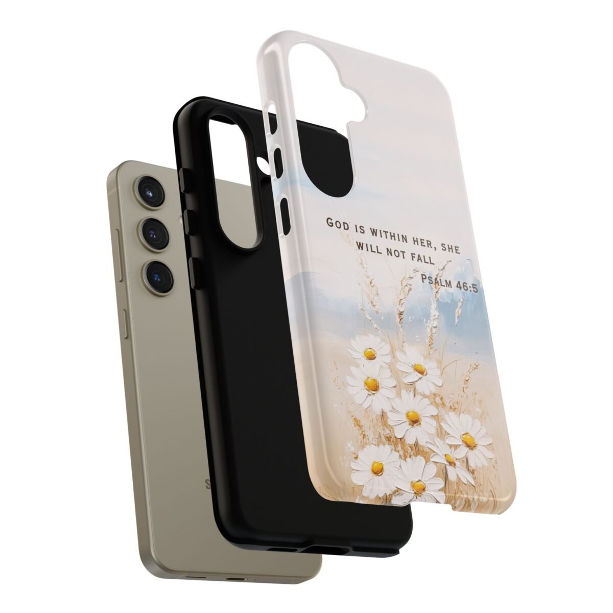 Christian Bible Verse Phone Case Psalm 46 5 Psalm 23 Phone Case Faith Phone Casing iPhone Samsung Galaxy Google Pixel Phone Case iPhone 16