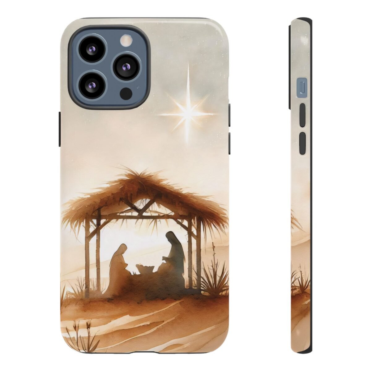 Nativity Phone Case Christian Phone Case Christmas Phone Casing iPhone Samsung Galaxy Google Pixel Phone Cover Faith Jesus Mary and Joseph