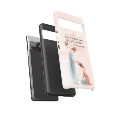 Christian Bible Verse Phone Case God is Within Her Psalm 46 5 Phone Case iPhone 16 15 14 13 12 Pro Max Samsung S24 S23 S22 S21 Plus Ultra