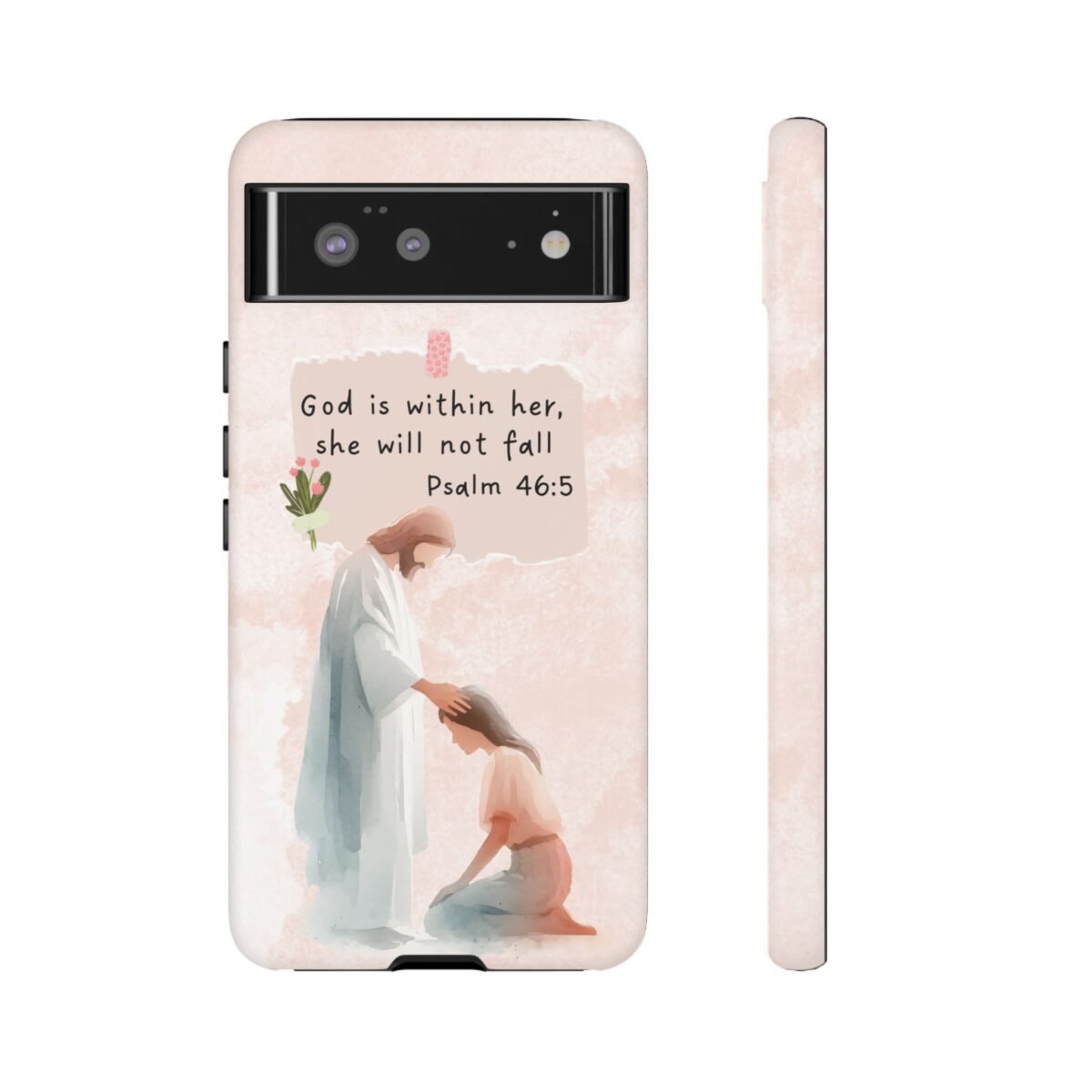 Christian Bible Verse Phone Case God is Within Her Psalm 46 5 Phone Case iPhone 16 15 14 13 12 Pro Max Samsung S24 S23 S22 S21 Plus Ultra