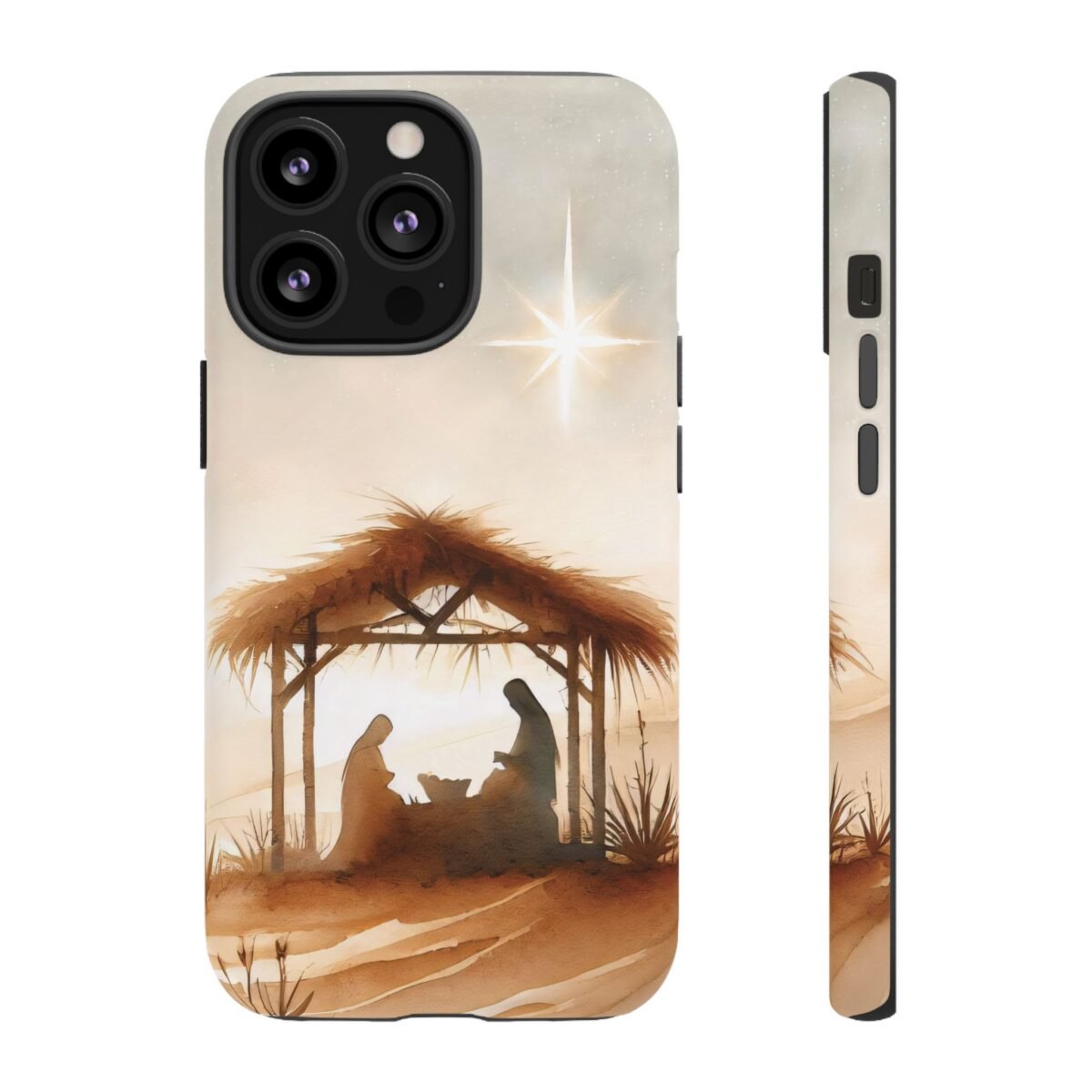 Nativity Phone Case Christian Phone Case Christmas Phone Casing iPhone Samsung Galaxy Google Pixel Phone Cover Faith Jesus Mary and Joseph